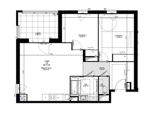 t3 à la location -   73200  ALBERTVILLE, surface 62 m2 location t3 - UBI480990953